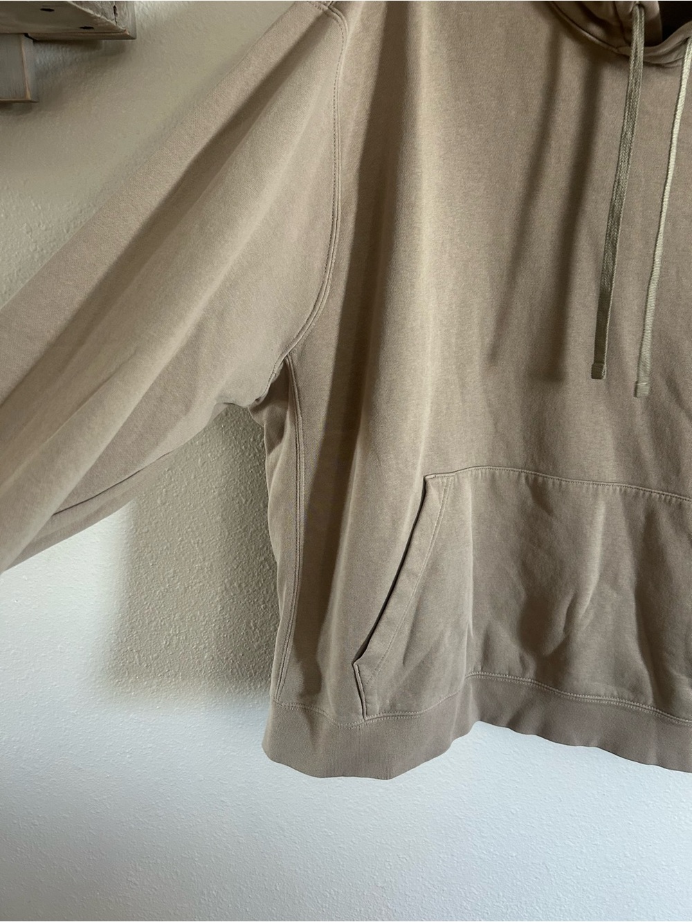 Nike Sportswear Club Fleece Tan Oversized Hoodie Sweatshirt Mens Size XXL - Picture 3 of 10